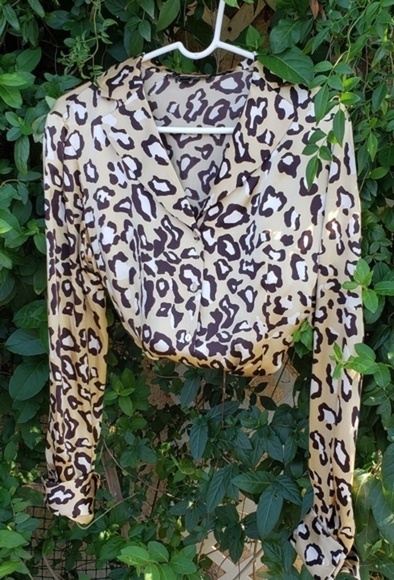 LaFayette 148 NY‎ Silk leopard blouse, - Picture 3 of 7